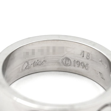 カルティエ Cartier LOVE ラブリング B4084700 ホワイトゴールド K18WG #48(JP8) リング 指輪 750 18K WG クラシックモデル 7.5号