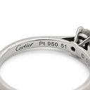 カルティエ Cartier ソリテール 1895 プラチナシルバー Pt950 ダイヤモンド #51(JP11) リング 指輪 ダイヤモンド ブリリアントカット 立爪 10号