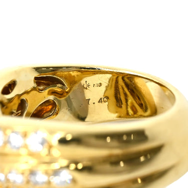 ジュエルスタジオ JEWELSTUDIO クリソベリル ダイヤ デザインリング イエロー×イエローゴールド K18YG ダイヤモンド クリソベリル リング 指輪 K18YG Au750 ペアシェイプカット 14号