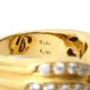 ジュエルスタジオ JEWELSTUDIO クリソベリル ダイヤ デザインリング イエロー×イエローゴールド K18YG ダイヤモンド クリソベリル リング 指輪 K18YG Au750 ペアシェイプカット 14号