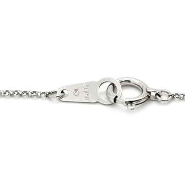 タサキ TASAKI エメラルド ダイヤ ペンダント プラチナシルバー Pt900 エメラルド ダイヤモンド Pt850(チェーン) ネックレス TASAKI プラチナ Pt900 4P 4石 1Pダイヤ
