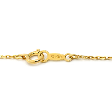 ミキモト MIKIMOTO リーフモチーフ パール パールホワイト×イエローゴールド K18YG パール ネックレス MIKIMOTO 真珠 7P 7粒 Au750 18K 18金 葉 植物 ウェーブ
