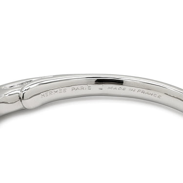 エルメス HERMES シュバル ホース ヘッド シルバー GP バングル 馬 ブレスレット