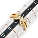 クリスチャン・ディオール Christian Dior ダイヤモンド デザインリング イエローゴールド K18YG ダイヤモンド リング 指輪 Au750 K18 8.5号