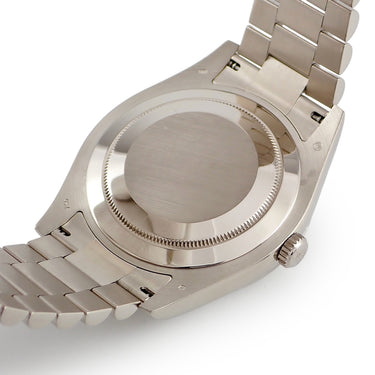 腕時計 ロレックス ROLEX デイデイト II 218239 自動巻き メンズ メーカーOH済 ランダム番 K18WG無垢 ブルーウェーブ アラビア