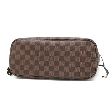 ルイヴィトン LOUIS VUITTON ネヴァーフルPM N41359 ダミエエベヌ ダミエキャンバス トートバッグ ゴールド金具 茶 ハンドバッグ