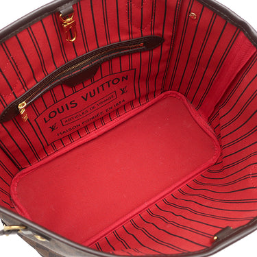 ルイヴィトン LOUIS VUITTON ネヴァーフルPM N41359 ダミエエベヌ ダミエキャンバス トートバッグ ゴールド金具 茶 ハンドバッグ