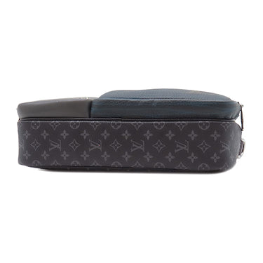 ルイヴィトン LOUIS VUITTON メッセンジャー マルチポケット M45457 ブラック モノグラムエクリプス レザー 2WAYバッグ シルバー金具