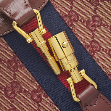 グッチ GUCCI ジャッキー 1961 636706 ボルドー GGキャンバス レザー 2WAYバッグ ゴールド金具 ワンショルダー