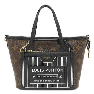 ルイヴィトン LOUIS VUITTON ネヴァーフル インサイドアウト BB M12099 ブラック×モノグラム モノグラムキャンバス グレインレザー 2WAYバッグ ゴールド金具 リバーシブル