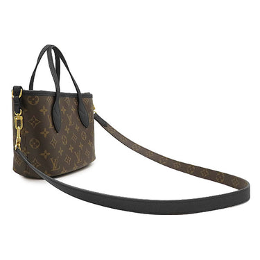 ルイヴィトン LOUIS VUITTON ネヴァーフル インサイドアウト BB M12099 ブラック×モノグラム モノグラムキャンバス グレインレザー 2WAYバッグ ゴールド金具 リバーシブル