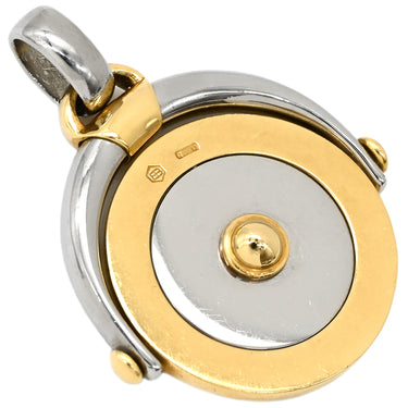 ブルガリ BVLGARI ホロスコープ 双子座 Gemini イエローゴールド×ステンレス K18YG ステンレススチール ペンダントトップ Au750 18K SS コンビ ふたご座 ジェミニ 星座 チャーム