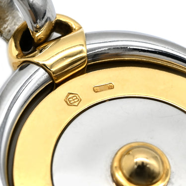 ブルガリ BVLGARI ホロスコープ 双子座 Gemini イエローゴールド×ステンレス K18YG ステンレススチール ペンダントトップ Au750 18K SS コンビ ふたご座 ジェミニ 星座 チャーム
