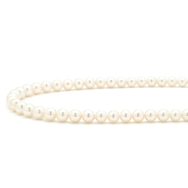 タサキ TASAKI パール 5.9-7.6mm パールホワイト×シルバー シルバー パール ネックレス TASAKI silver 真珠 ラウンドシェイプ