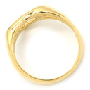 ティファニー Tiffany & Co オープンハート イエローゴールド K18YG リング 指輪 T＆Co. 750 18K 18金 YG エルサ ペレッティ 9号