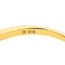 ミキモト MIKIMOTO パール デザインリング ホワイト×イエローゴールド K18YG パール リング 指輪 MIKIMOTO 18K 750 YG 真珠 3粒 3P 11.5号