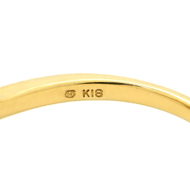 ミキモト MIKIMOTO パール デザインリング ホワイト×イエローゴールド K18YG パール リング 指輪 MIKIMOTO 18K 750 YG 真珠 3粒 3P 11.5号