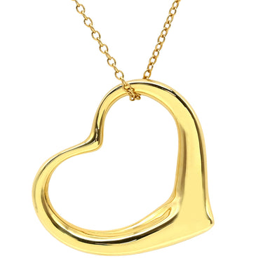 ティファニー Tiffany & Co オープンハート 36mm イエローゴールド K18YG ネックレス T＆Co. 18K 18金 750 YG エルサペレッティ ロング ラージ