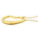 ティファニー Tiffany & Co オープンハート 36mm イエローゴールド K18YG ネックレス T＆Co. 18K 18金 750 YG エルサペレッティ ロング ラージ