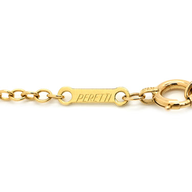 ティファニー Tiffany & Co オープンハート 36mm イエローゴールド K18YG ネックレス T＆Co. 18K 18金 750 YG エルサペレッティ ロング ラージ