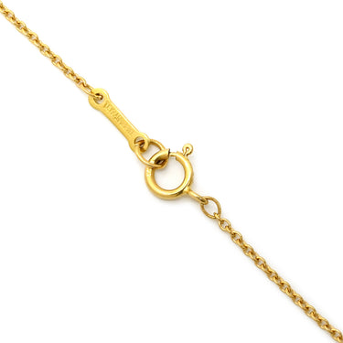 ティファニー Tiffany & Co アップル イエローゴールド K18YG ネックレス T＆Co. エルサペレッティ リンゴ Au750 YG