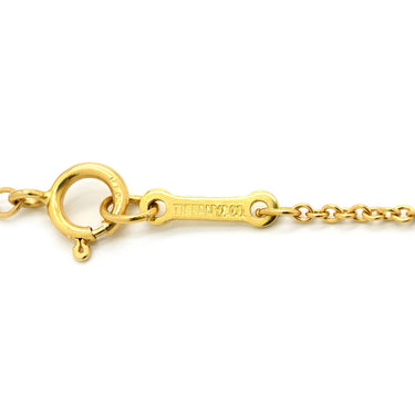 ティファニー Tiffany & Co アップル イエローゴールド K18YG ネックレス T＆Co. エルサペレッティ リンゴ Au750 YG