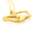 ティファニー Tiffany & Co アップル イエローゴールド K18YG ネックレス T＆Co. エルサペレッティ リンゴ Au750 YG