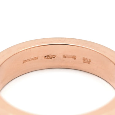 ブルガリ BVLGARI ブルガリブルガリ ダブルロゴ ピンクゴールド K18PG ダイヤモンド リング 指輪 18K 750AU 1Pダイヤモンド 10.5号