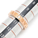 ブルガリ BVLGARI ブルガリブルガリ ダブルロゴ ピンクゴールド K18PG ダイヤモンド リング 指輪 18K 750AU 1Pダイヤモンド 10.5号