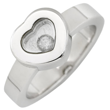 ショパール CHOPARD ハッピーダイヤ ハート 82/4354-20 ホワイトゴールド K18WG ダイヤモンド リング 指輪 750 18K ムービングダイヤ 1P 6.5号