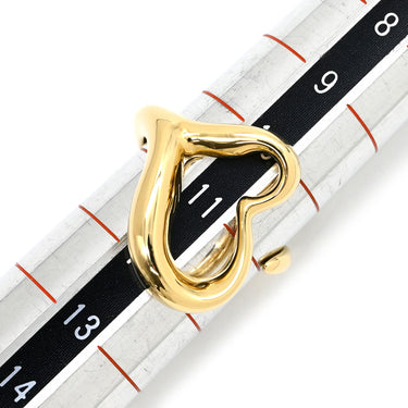 ティファニー Tiffany & Co オープンハート イエローゴールド K18YG リング 指輪 T＆Co. 18K 750YG エルサ ペレッティ 11号