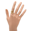 ティファニー Tiffany & Co オープンハート イエローゴールド K18YG リング 指輪 T＆Co. 18K 750YG エルサ ペレッティ 11号