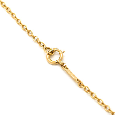ティファニー Tiffany & Co リーフ フィン イエローゴールド K18YG ネックレス T＆Co. Au750 18K エルサペレッティ 葉 ヒレ ホエールテール ロング