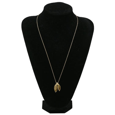 ティファニー Tiffany & Co リーフ フィン イエローゴールド K18YG ネックレス T＆Co. Au750 18K エルサペレッティ 葉 ヒレ ホエールテール ロング