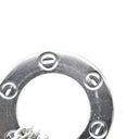 カルティエ Cartier ラブ サークル 2Pダイヤ B7219400 ホワイトゴールド K18WG ダイヤモンド ネックレス 18金 750WG Wチェーン