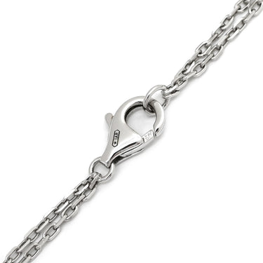 カルティエ Cartier ラブ サークル 2Pダイヤ B7219400 ホワイトゴールド K18WG ダイヤモンド ネックレス 18金 750WG Wチェーン