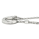 カルティエ Cartier ラブ サークル 2Pダイヤ B7219400 ホワイトゴールド K18WG ダイヤモンド ネックレス 18金 750WG Wチェーン