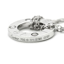 カルティエ Cartier ラブ サークル 2Pダイヤ B7219400 ホワイトゴールド K18WG ダイヤモンド ネックレス 18金 750WG Wチェーン
