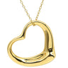 ティファニー Tiffany & Co オープンハート 35mm イエローゴールド K18YG ネックレス T＆Co. 18K 18金 750 YG エルサペレッティ ロング ラージ