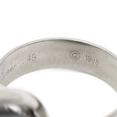 カルティエ Cartier トリニティ 1998年クリスマス限定 ホワイトゴールド K18WG #49(JP9) リング 指輪 3連 18K 750WG 【OR AMOUR ET TRINITY】 8.5号