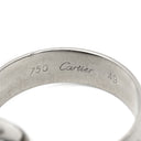 カルティエ Cartier トリニティ 1998年クリスマス限定 ホワイトゴールド K18WG #49(JP9) リング 指輪 3連 18K 750WG 【OR AMOUR ET TRINITY】 8.5号