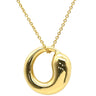 ティファニー Tiffany & Co エターナル サークル イエローゴールド K18YG ネックレス T&Co. Au750 18K 18金 YG エルサ・ペレッティ