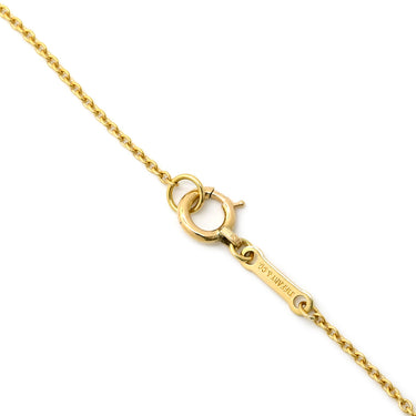 ティファニー Tiffany & Co エターナル サークル イエローゴールド K18YG ネックレス T&Co. Au750 18K 18金 YG エルサ・ペレッティ