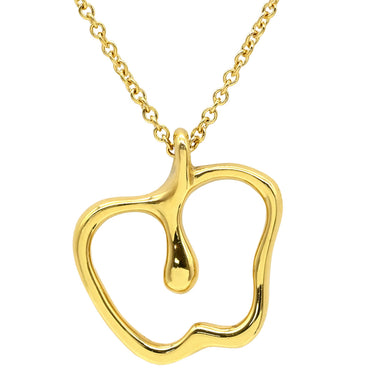 ティファニー Tiffany & Co アップル イエローゴールド K18YG ネックレス T＆Co. エルサペレッティ リンゴ Au750 YG