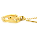ティファニー Tiffany & Co アップル イエローゴールド K18YG ネックレス T＆Co. エルサペレッティ リンゴ Au750 YG