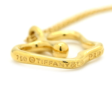 ティファニー Tiffany & Co アップル イエローゴールド K18YG ネックレス T＆Co. エルサペレッティ リンゴ Au750 YG