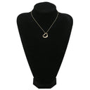ティファニー Tiffany & Co オープンハート 21.6mm イエローゴールド K18YG ネックレス T＆Co. Au750 18K 18金 エルサペレッティ ミディアム