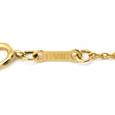 ティファニー Tiffany & Co オープンハート 21.6mm イエローゴールド K18YG ネックレス T＆Co. Au750 18K 18金 エルサペレッティ ミディアム