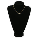 ティファニー Tiffany & Co インフィニティ イエローゴールド K18YG ネックレス T&Co. Au750 18K メビウス 2連 ダブルチェーン