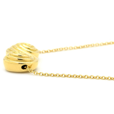 ティファニー Tiffany & Co トルネード イエローゴールド K18YG ネックレス T＆Co. 750YG 18K 18金 渦巻
